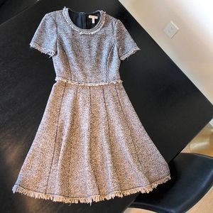 Rebecca Taylor Flared Tweed Dress